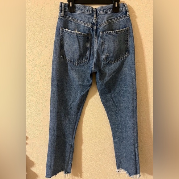 Agolde Riley High Rise Straight Crop Jeans - Picture 3 of 10